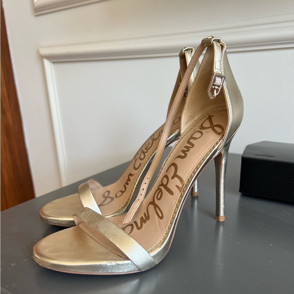 Sam Edelman gold heels
